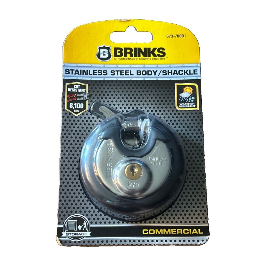 NIB Brinks "Stainless Steel Body/Shackle" (673-70001)